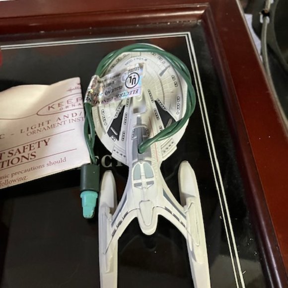 1998 USS Enterprise Hallmark Ornament - Picture 3 of 4